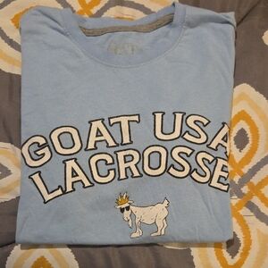 GOAT USA Lacrosse Blue T-Shirt